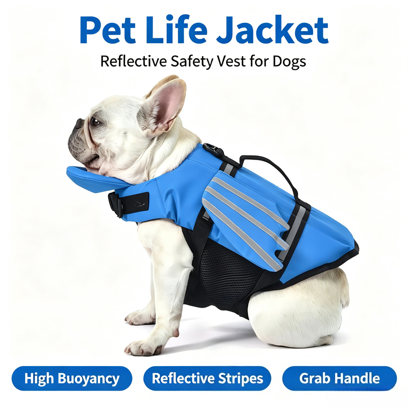 Life Jacket - Giubbotto Salvagente per Cani Nuovo Riflettente