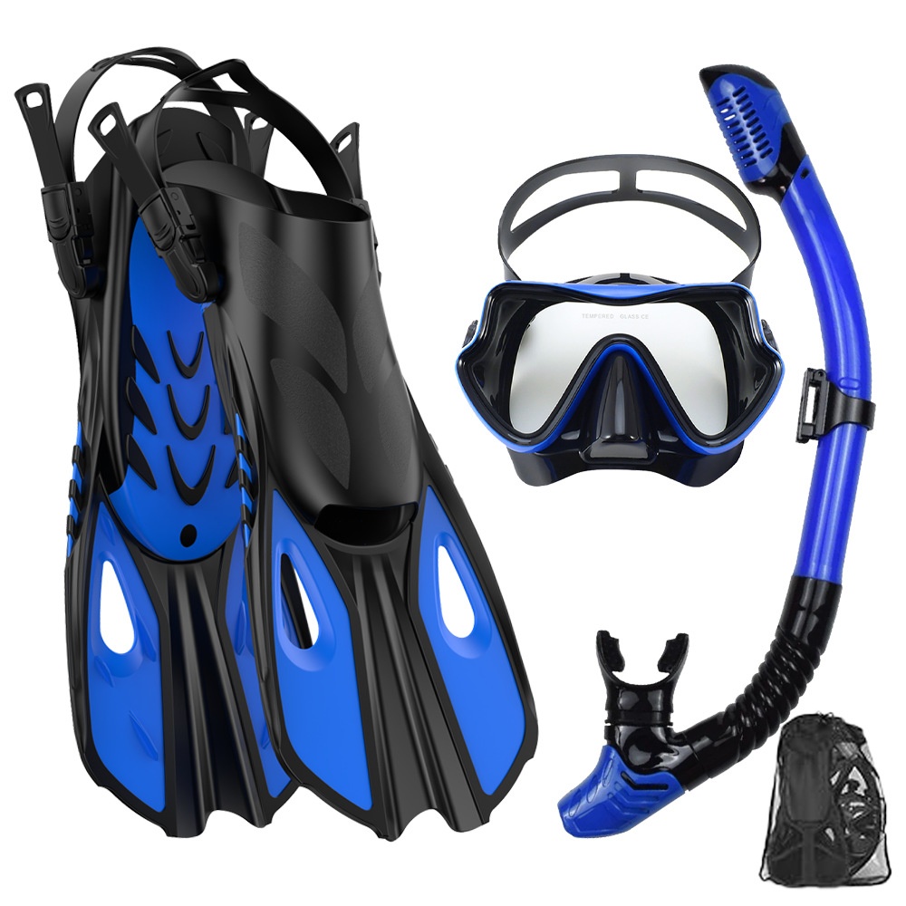 Swim Fins - Set per Snorkeling: Maschera e Boccaglio