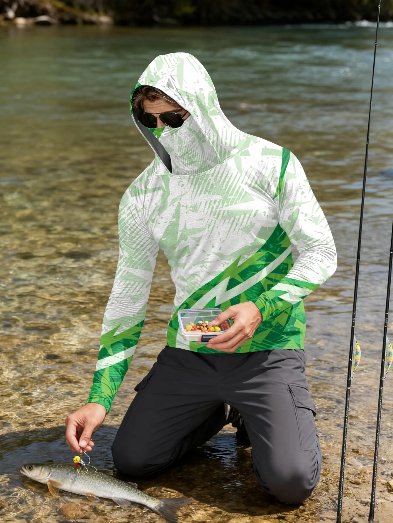 Maglia da pesca da uomo con ca - Rash Guard recensione e prezzo